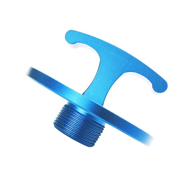 DOCA Aluminum Alloy-Oil Filter Plug Toolï¼ŒOil Filter Plug Cap Off Tool for Dodge Ram 05083285AA MO285 Turbo Diesel 5.9L 6.7L Cummins (Blue) â€¦ - Image 1